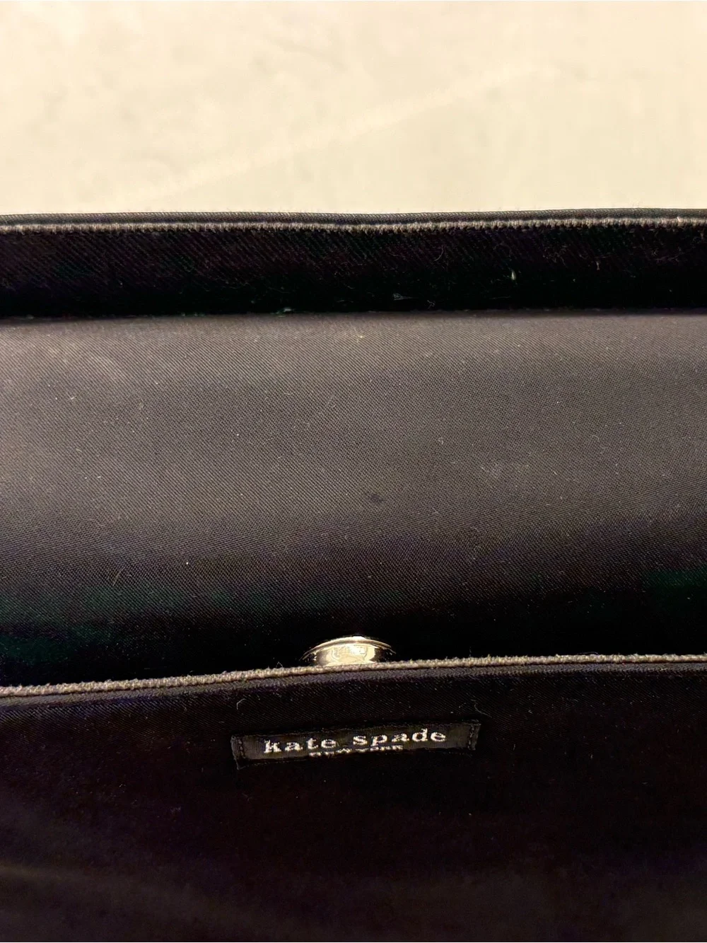 Kate Spade New York Vintage Black Nylon Tote & Matching Wallet Set